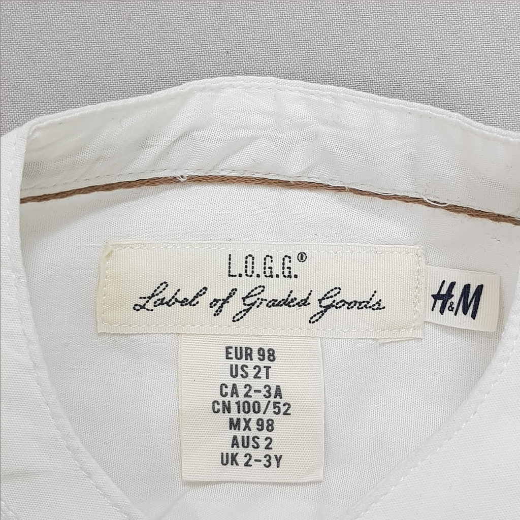 پیراهن پسرانه 30992 سایز 2 تا 10 سال مارک H&M