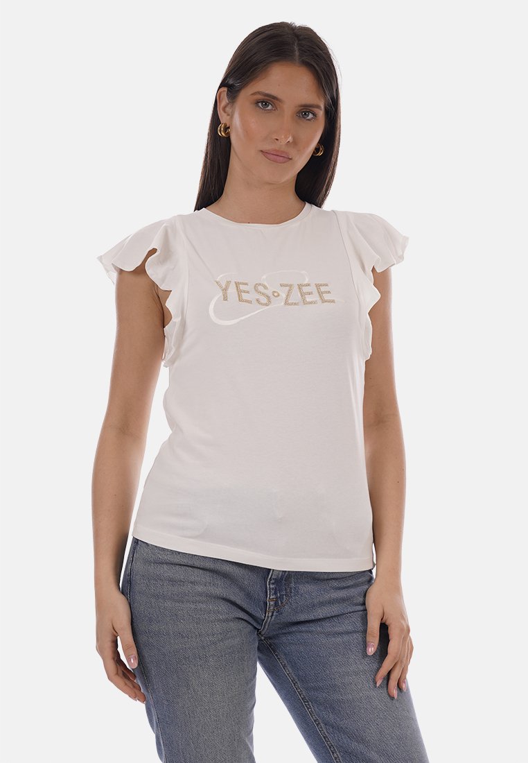 تی شرت زنانه 31068 مارک Yes.Zee Jeans