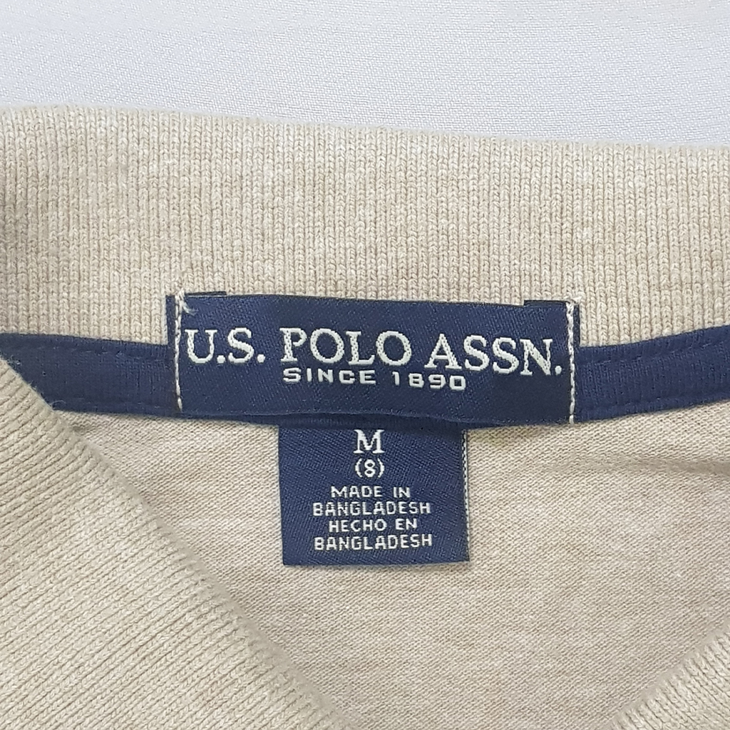 تی شرت یقه دار پسرانه 31060 سایز 4 تا 18 سال مارک US POLO ASSN