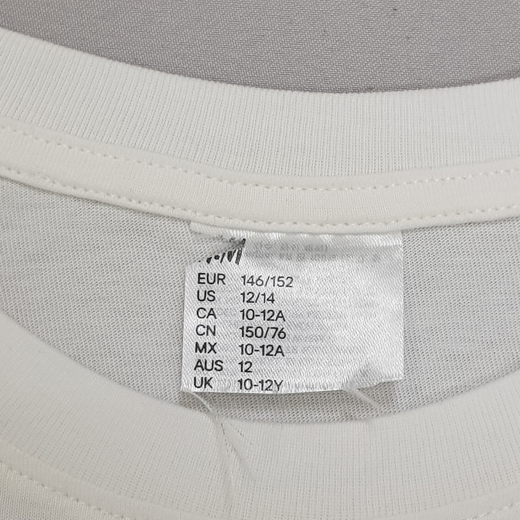 کراپ دخترانه 31050 سایز 9 تا 15 سال مارک H&M
