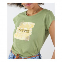 تی شرت زنانه 31064 مارک Yes.ZeeJeans
