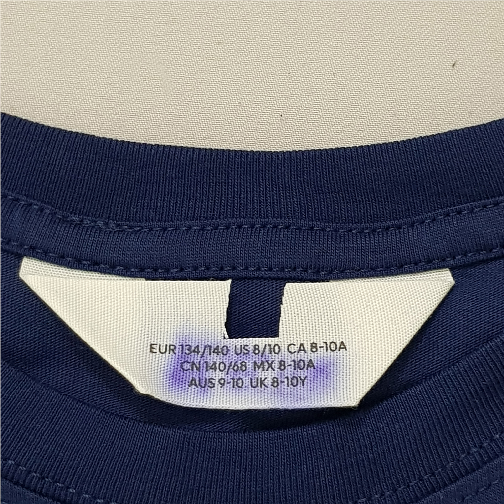 تی شرت پسرانه 31083 سایز 9 تا 14 سال کد 3 مارک H&M