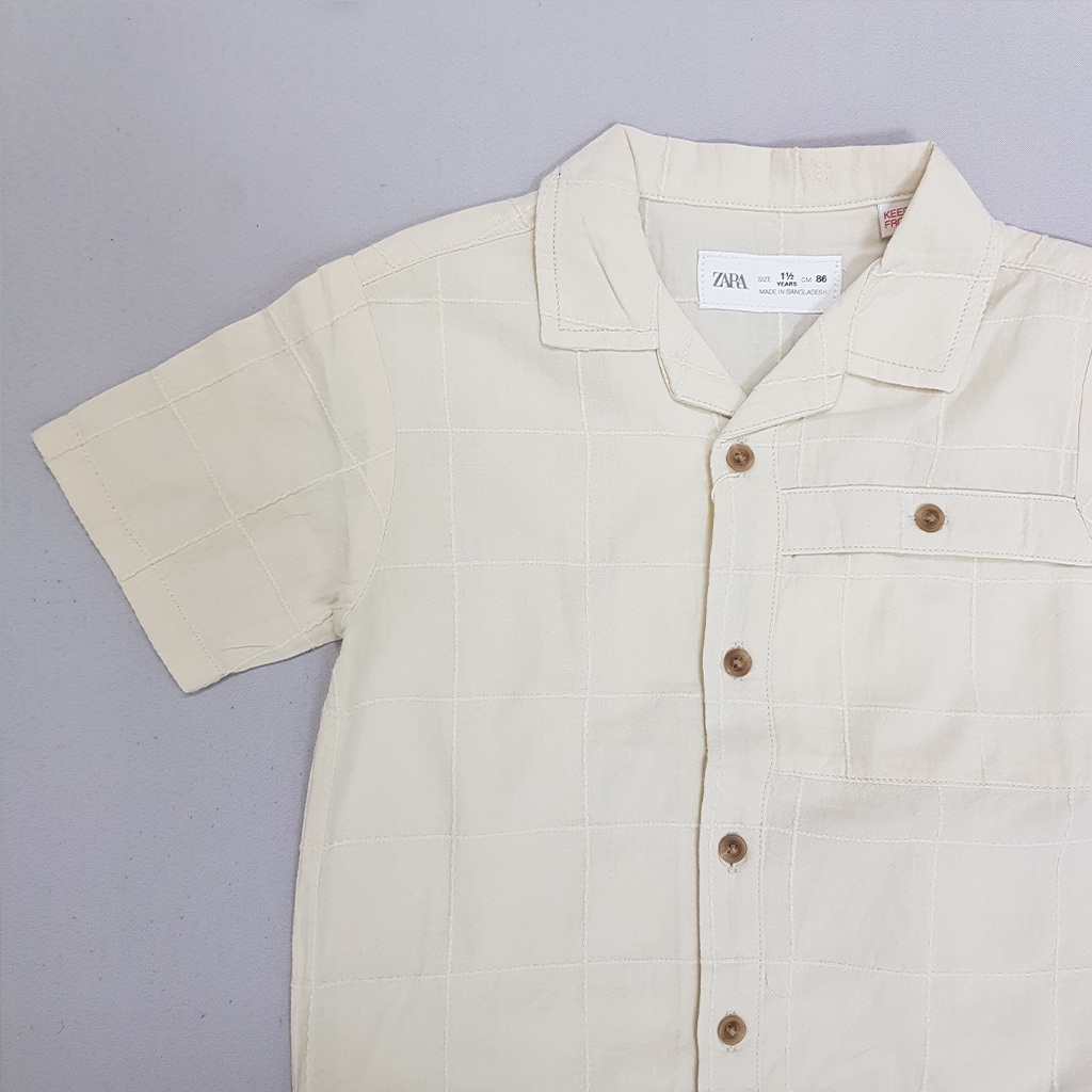 پیراهن پسرانه 30972 سایز 1 تا 6 سال مارک ZARA