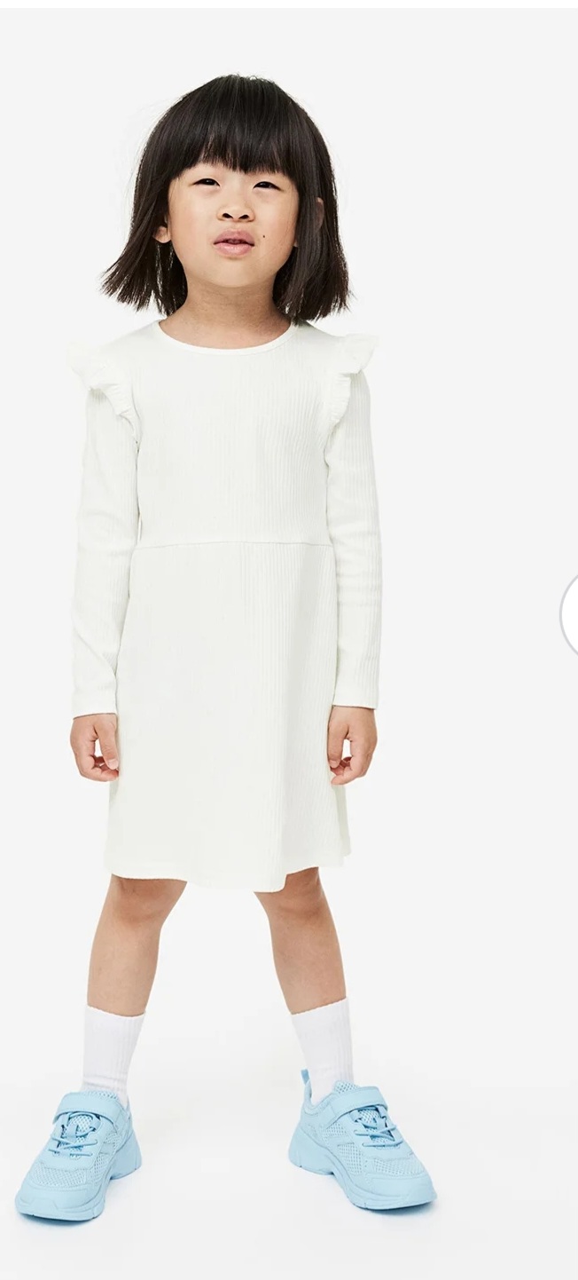 سارافون دخترانه 31006 سایز 1.5 تا 10 سال مارک H&M