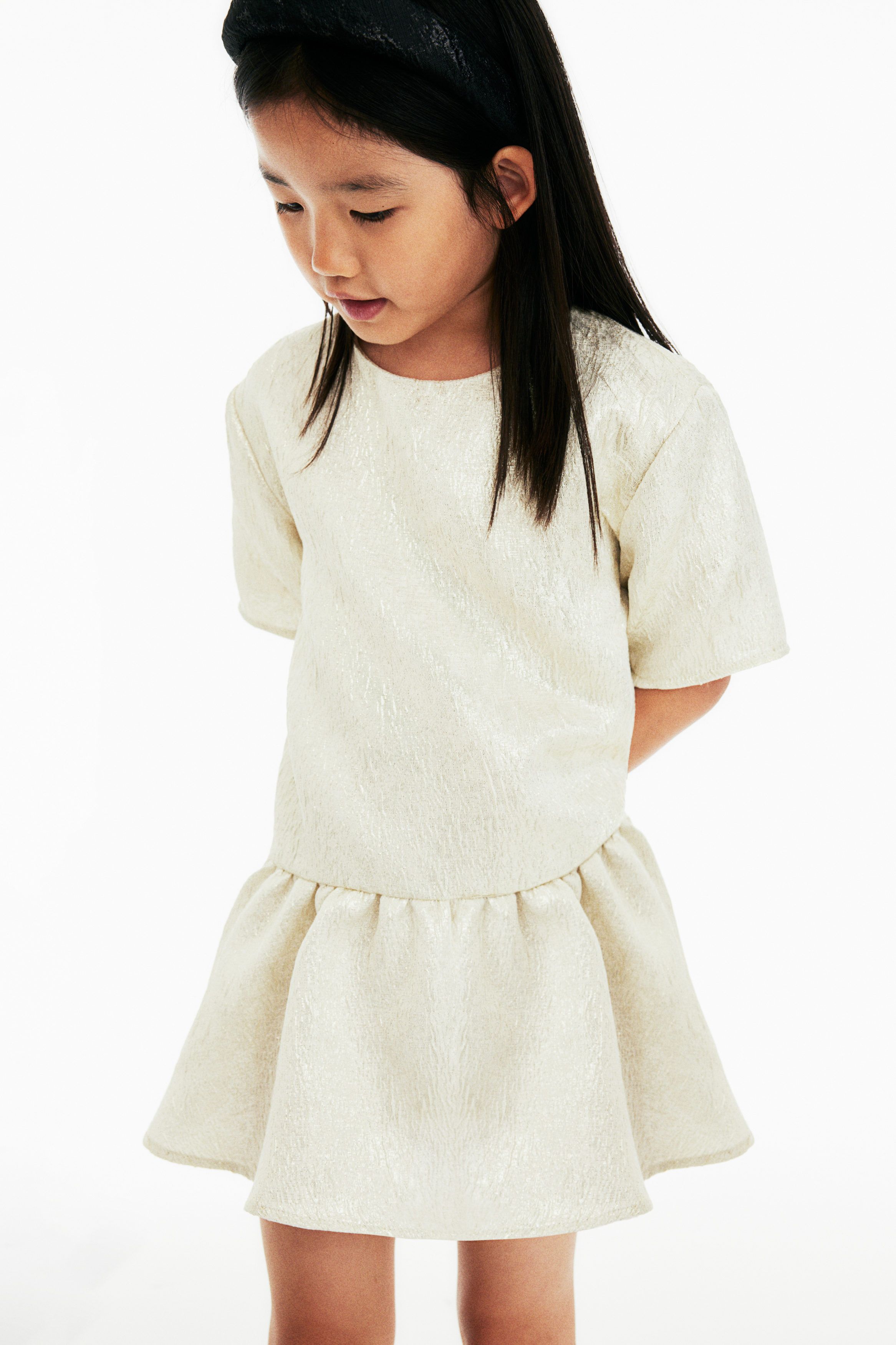 سارافون دخترانه 31009 سایز 1.5 تا 12 سال مارک H&M