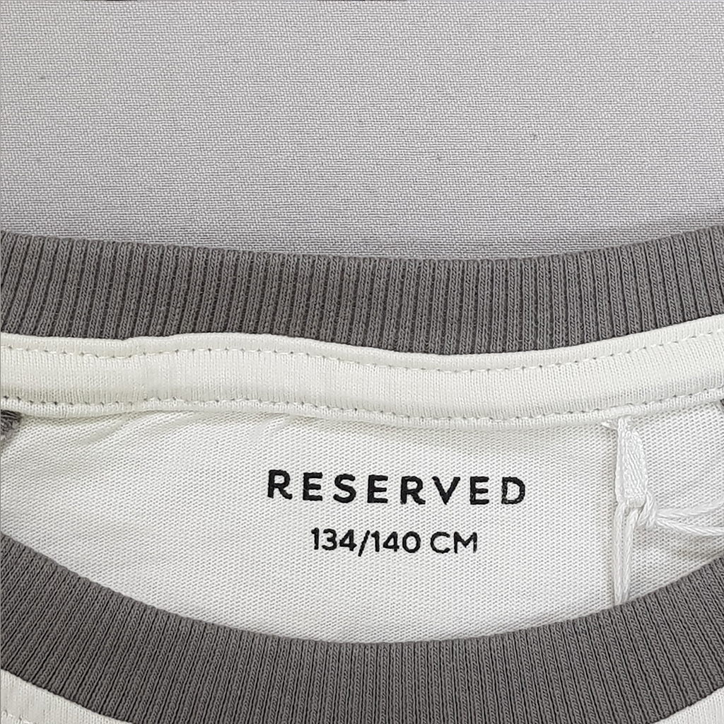 تی شرت دخترانه 31023 سایز 7 تا 15 سال کد 11 مارک Reserved   *