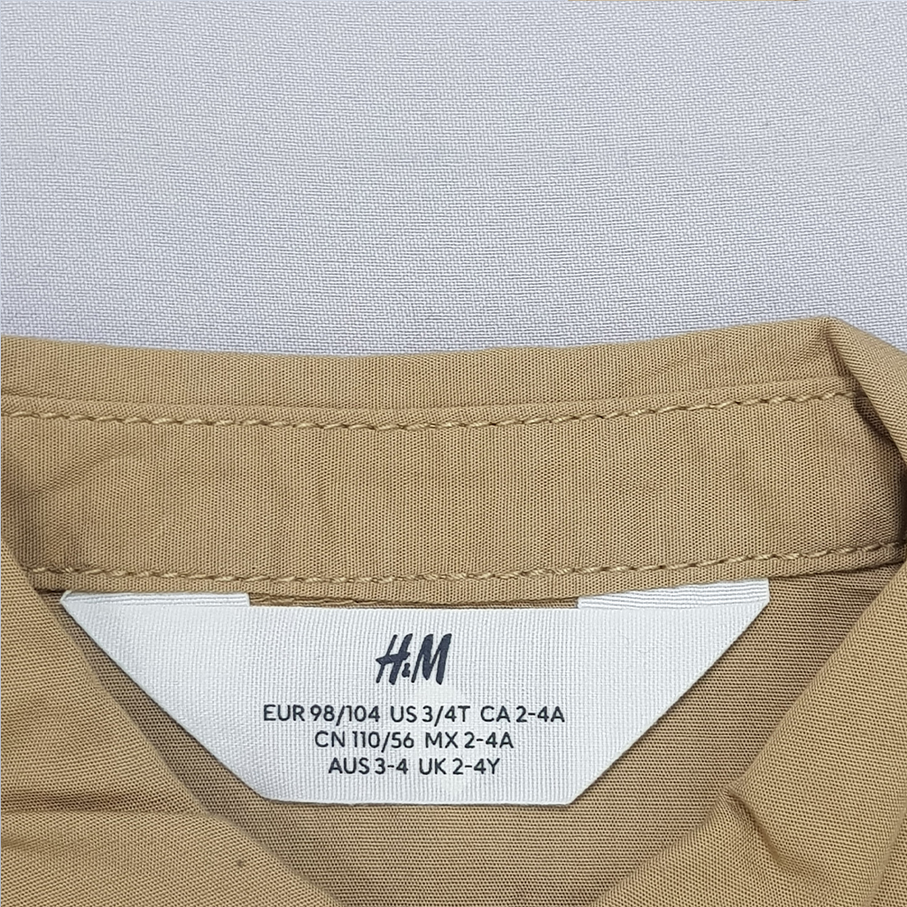 پیراهن پسرانه 31211 سایز 1.5 تا 12 سال مارک H&M
