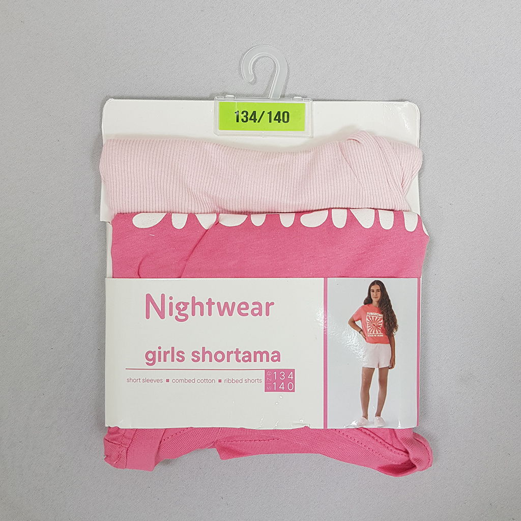 ست دخترانه 31102 سایز 9 تا 14 سال مارک Night Wear