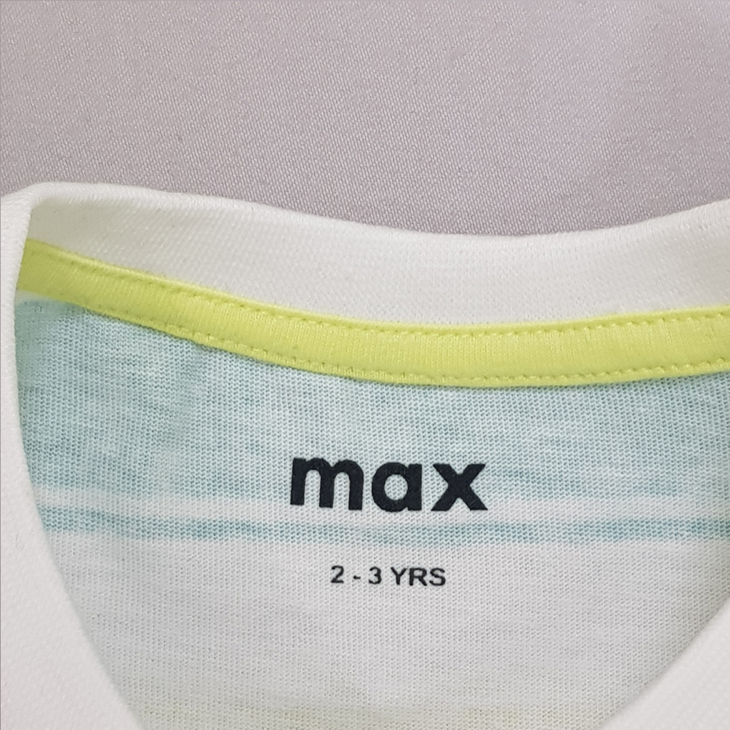 تی شرت پسرانه 31184 سایز 2 تا 8 سال مارک MAX