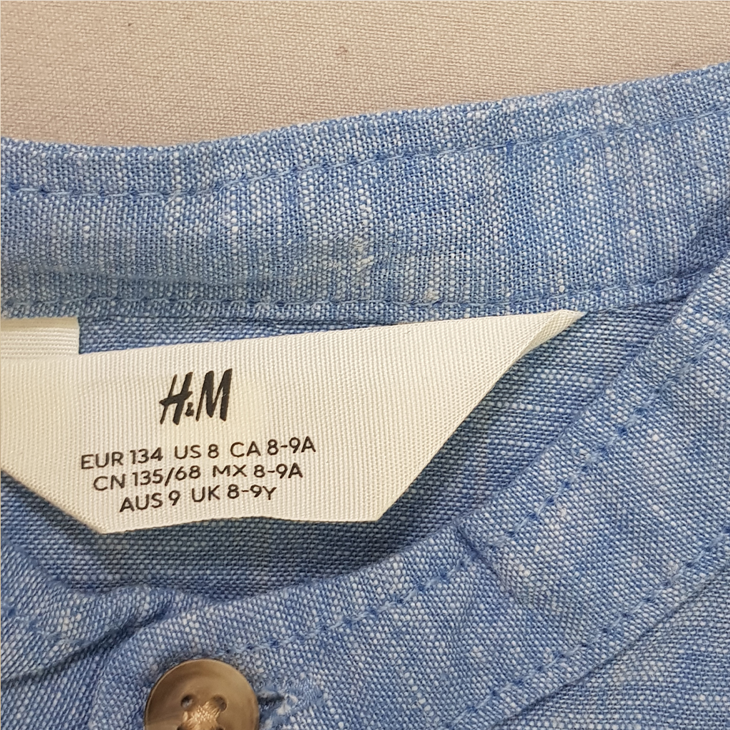 پیراهن پسرانه 31210 سایز 8 تا 15 سال مارک H&M