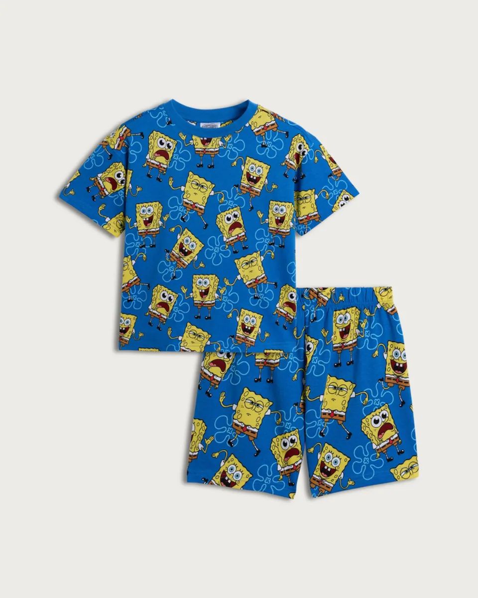 ست پسرانه 31174 سایز 6 تا 14 سال مارک Sponge Bob