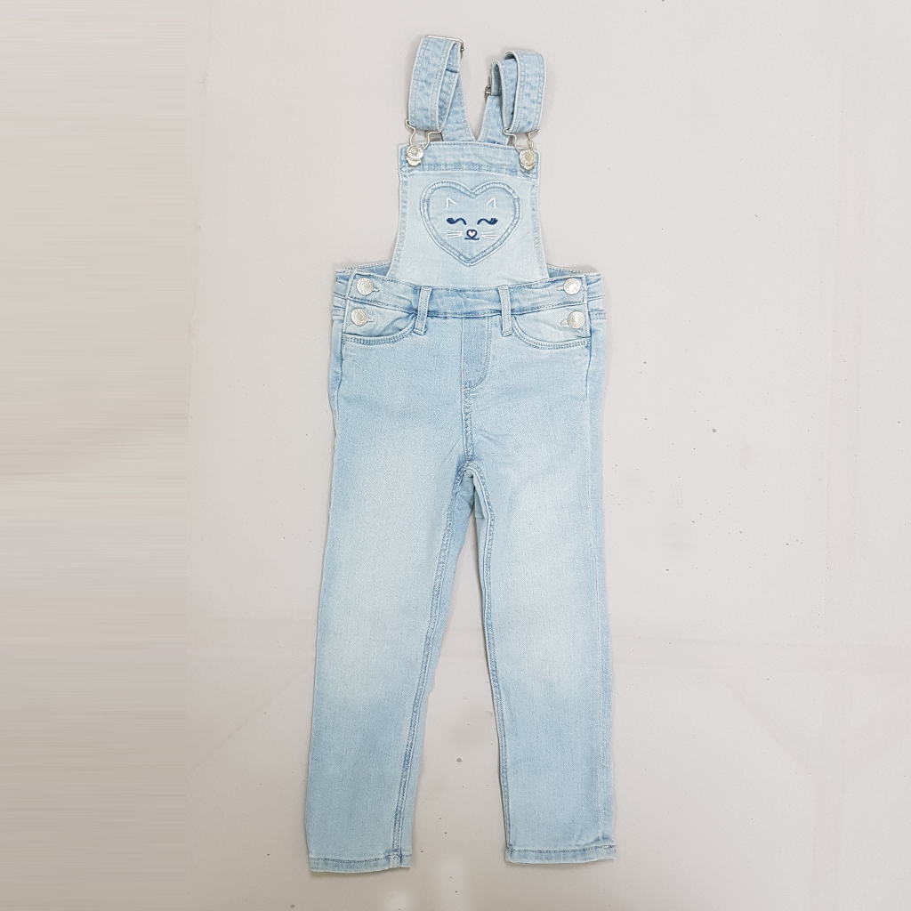 پیشبندار جینز دخترانه 31215 سایز 1.5 تا 10 سال مارک H&M