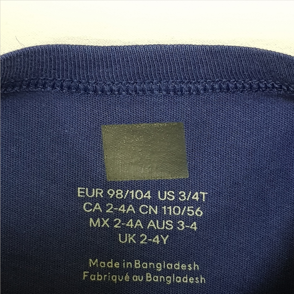 تی شرت پسرانه 31152 سایز 1.5 تا 10 سال کد 5 مارک H&M