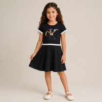 سارافون دخترانه 31408 سایز 2 تا 16 سال مارک Calvin Klein