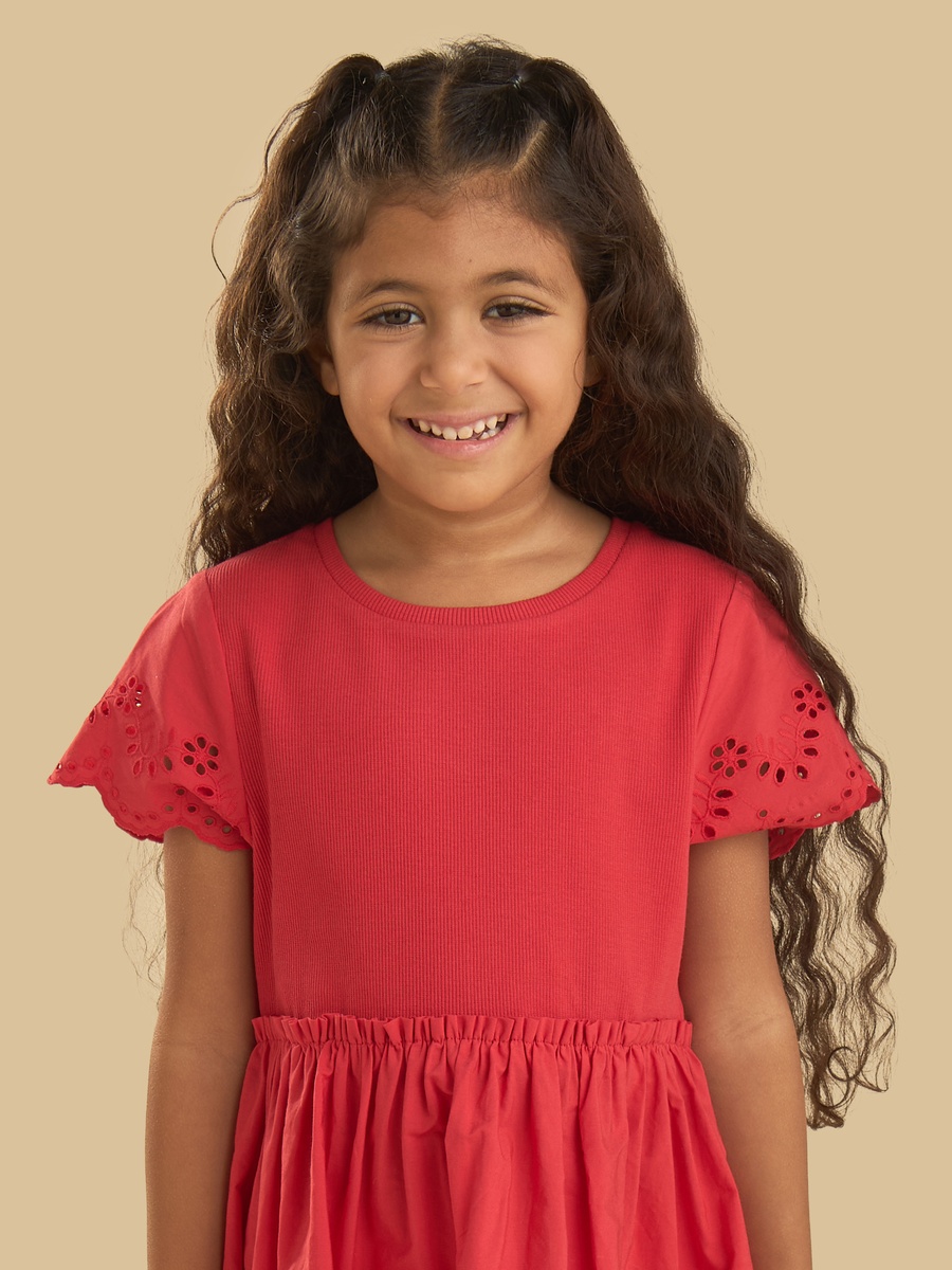سارافون دخترانه 31449 سایز 2 تا 8 سال مارک MAX