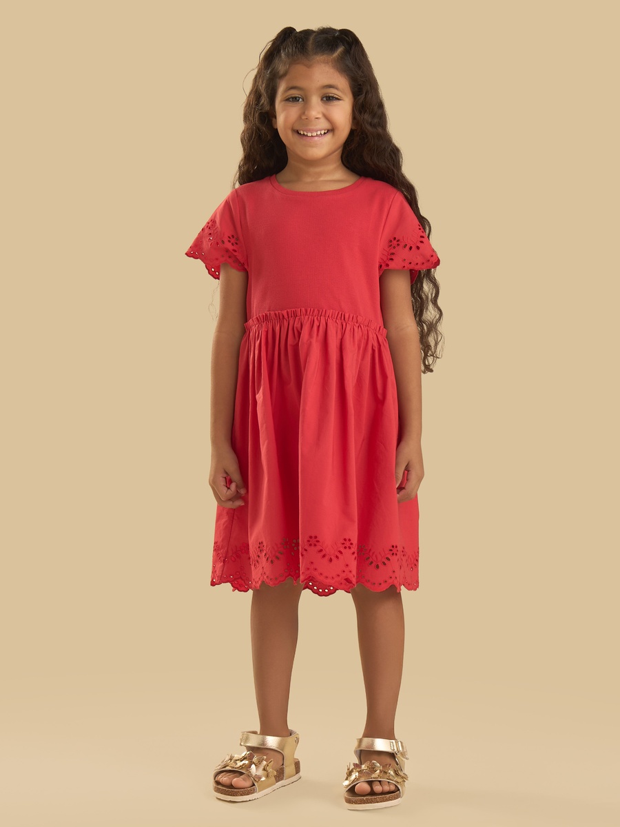 سارافون دخترانه 31449 سایز 2 تا 8 سال مارک MAX