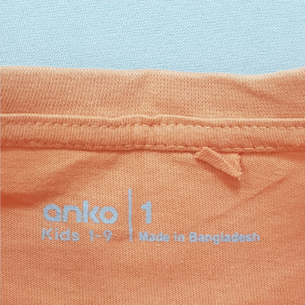 تی شرت پسرانه 31355 سایز 1 تا 9 سال مارک anko