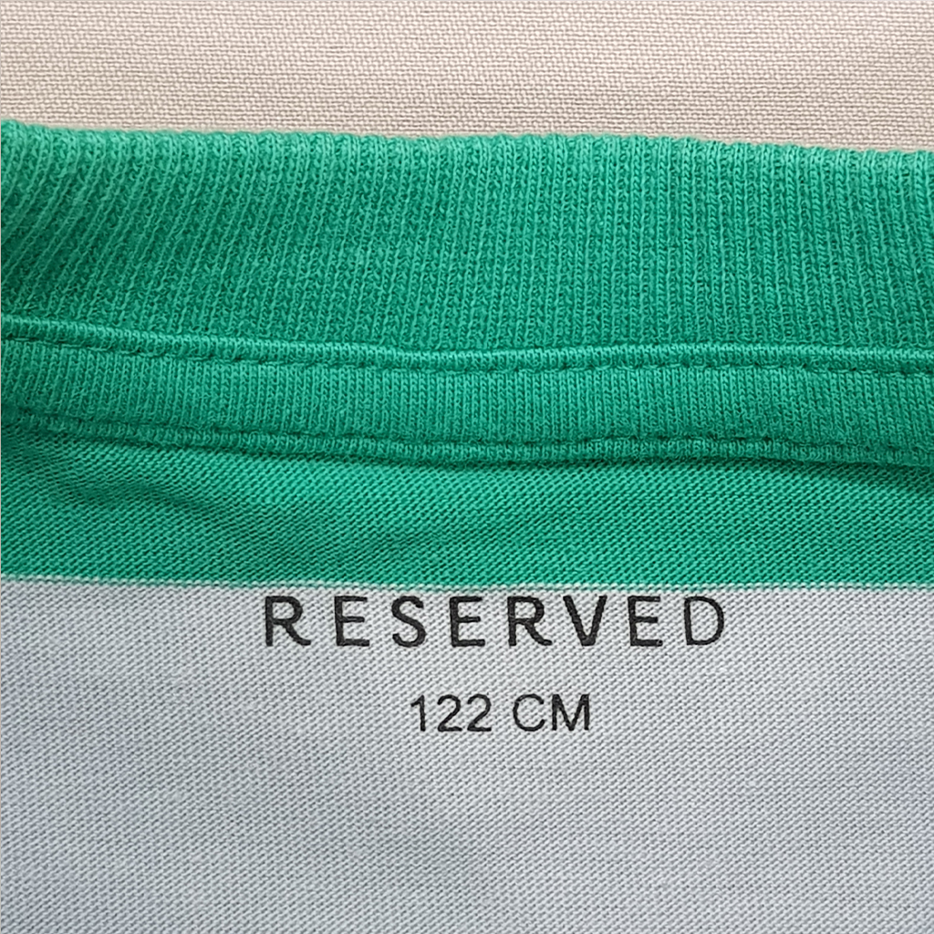 تی شرت پسرانه 31415 سایز 7 تا 15 سال کد 4 مارک Reserved