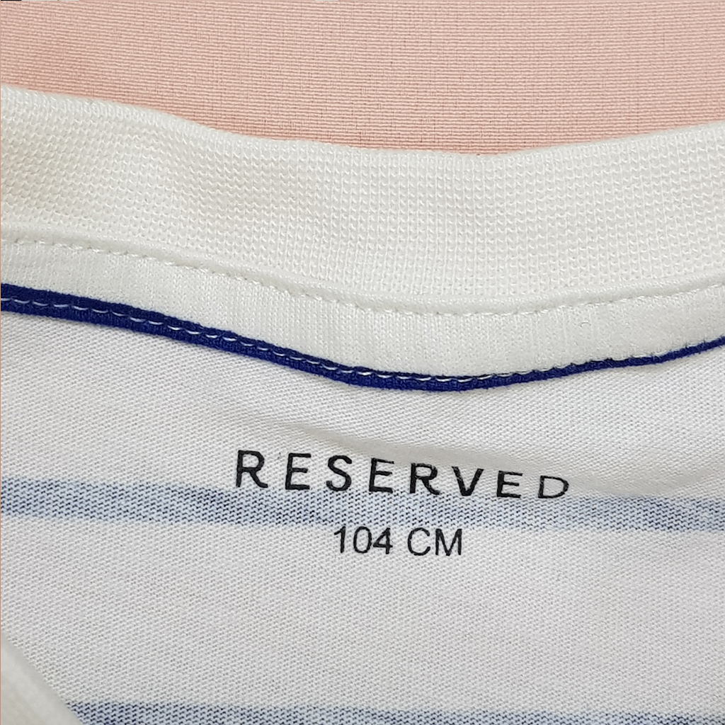 تی شرت پسرانه 31415 سایز 12 ماه تا 6 سال کد 18 مارک Reserved