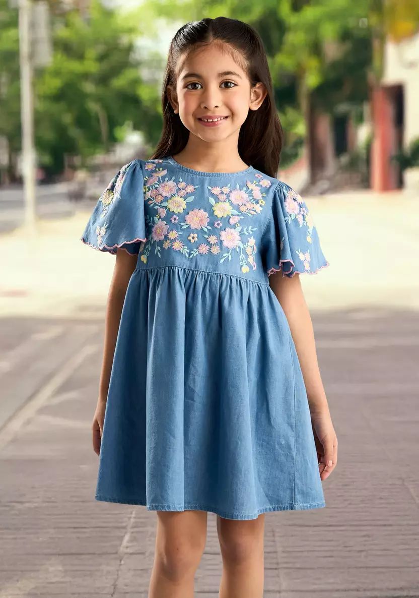 سارافون دخترانه 31456 سایز 2 تا 8 سال کد 2 مارک MAX