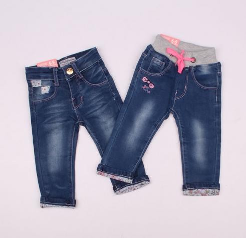 شلوار جینز دخترانه کد1 110197 سایز 6 تا 36 ماه مارک HANDSOME