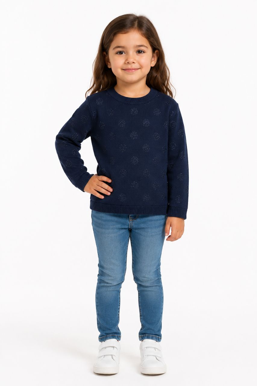 بافت دخترانه 30273 سایز 2 تا 9 سال مارک M&S