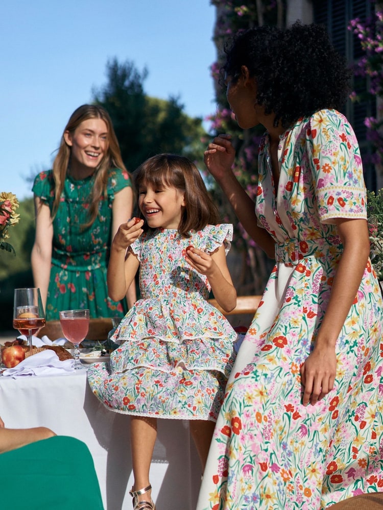 سارافون دخترانه 31503 سایز 4 تا 12 سال کد 3 مارک Mini Boden