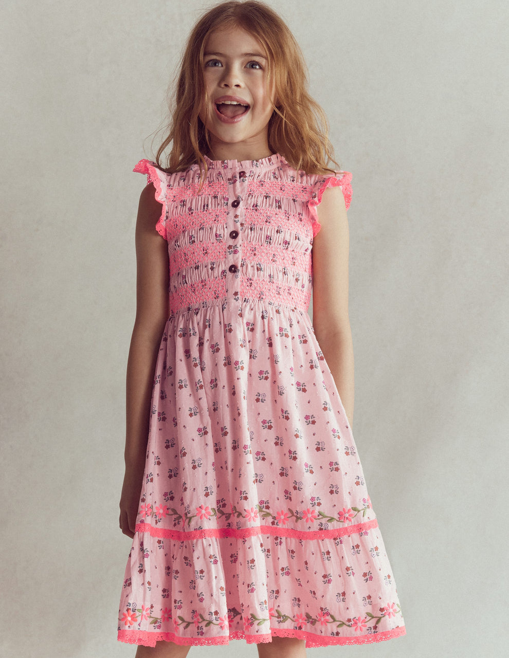 سارافون دخترانه 31503 سایز 4 تا 10 سال کد 1 مارک Mini Boden
