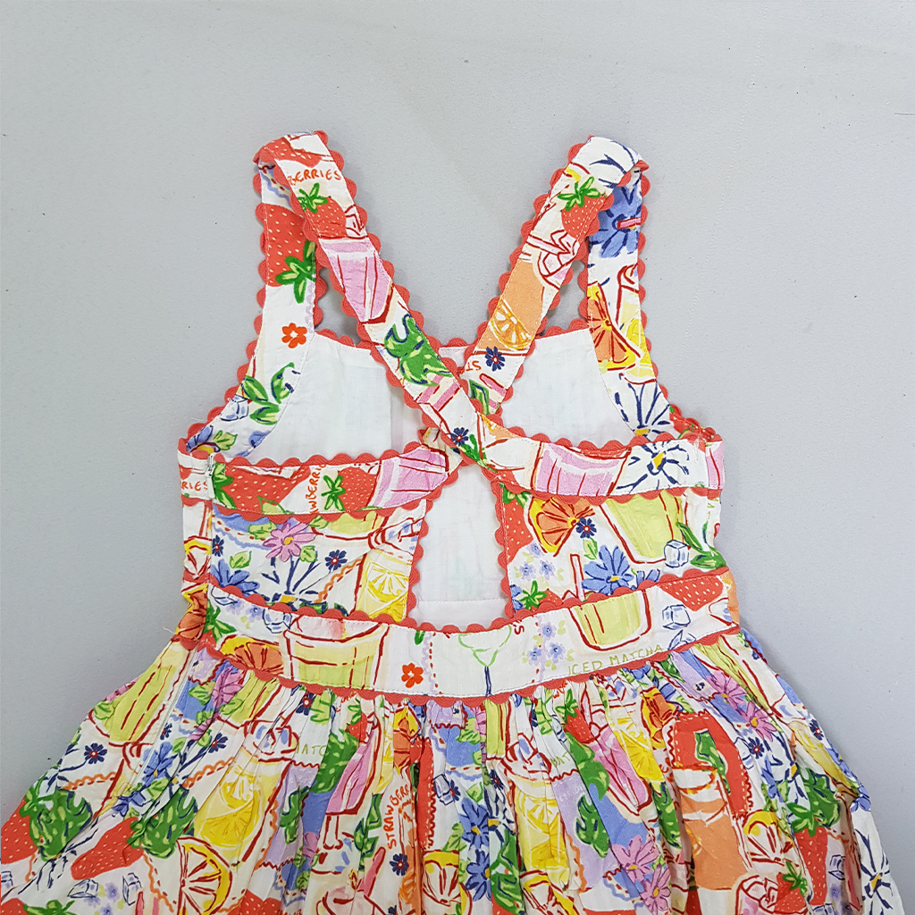 سارافون دخترانه 31503 سایز 5 تا 10 سال کد 10 مارک Mini Boden