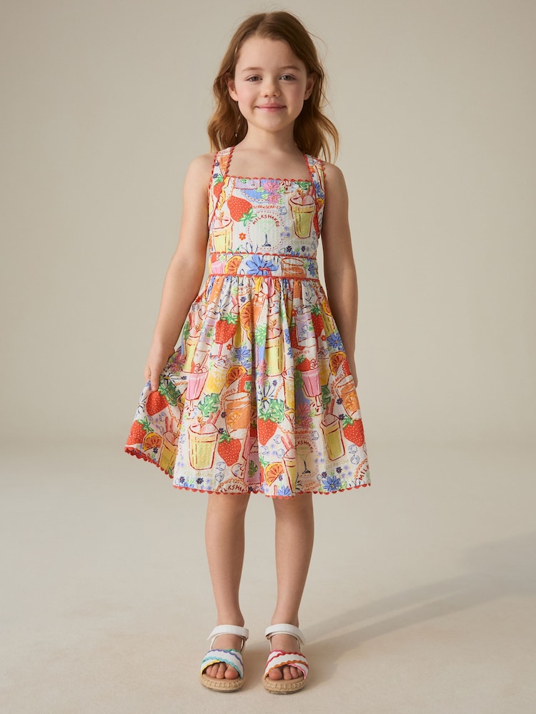 سارافون دخترانه 31503 سایز 5 تا 10 سال کد 10 مارک Mini Boden