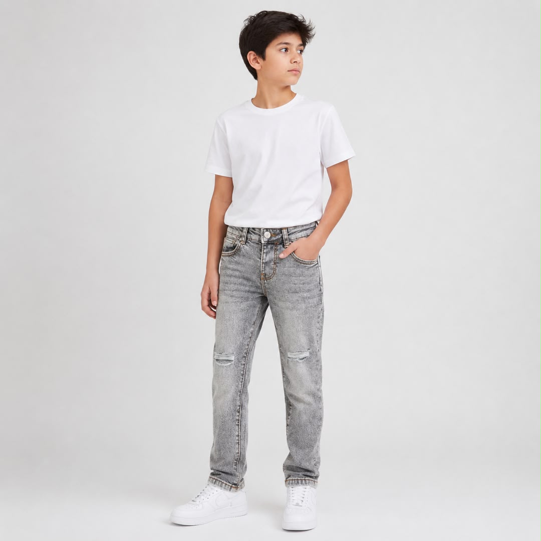 شلوار جینز پسرانه 28462 سایز 1.5 تا 12 سال کد 20 مارک ZARA