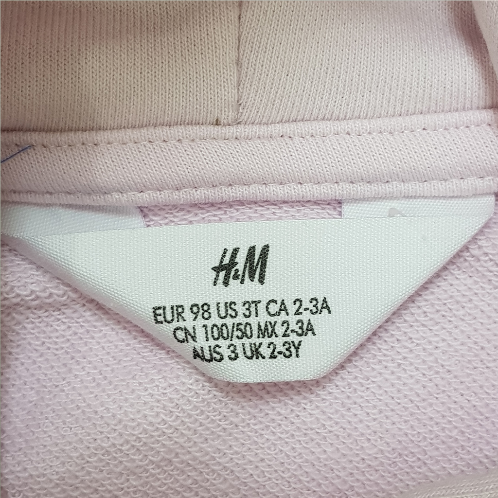 ست هودی و شلوار دخترانه 29603 سایز 2 تا 10 سال کد 1 مارک H&M   *
