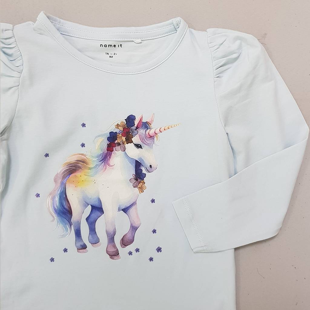 بلوز دخترانه 31629 سایز 9 ماه تا 8 سال کد 4 مارک Name It