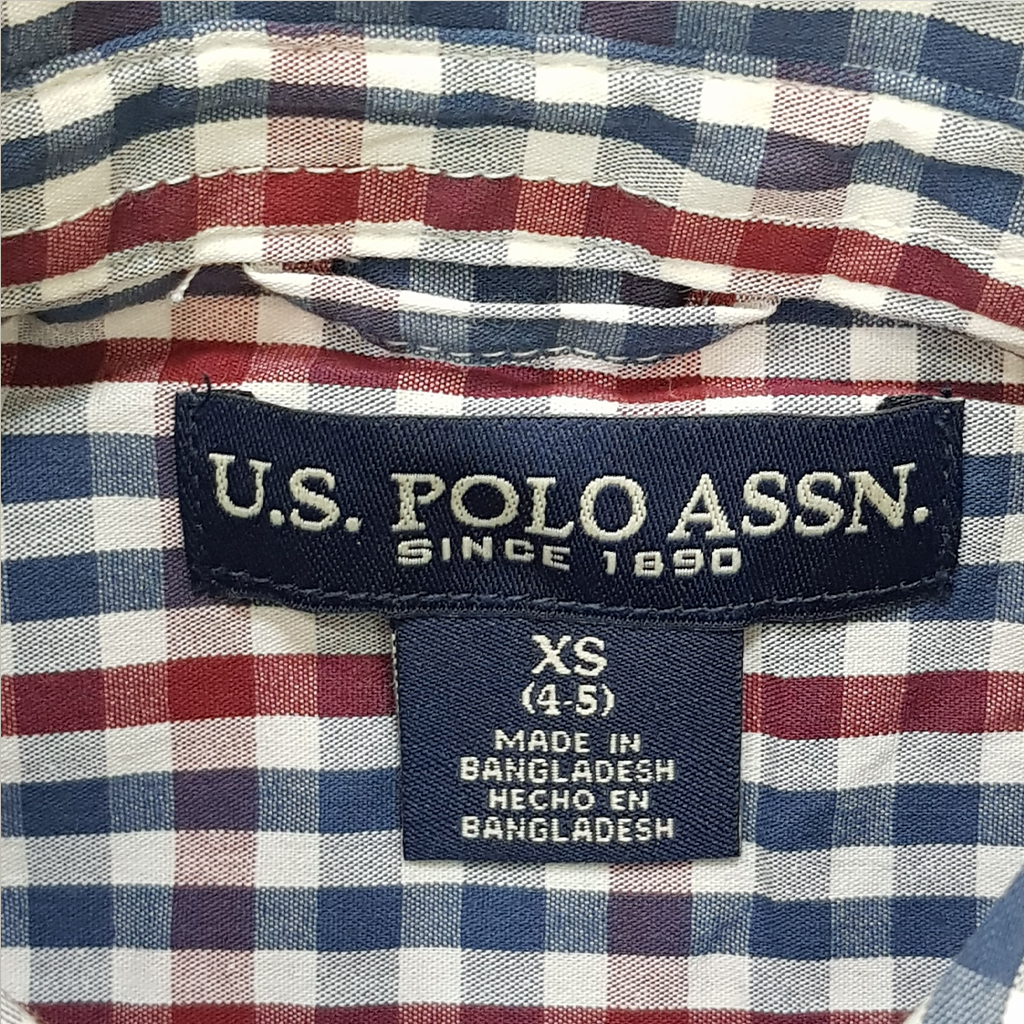 پیراهن پسرانه 31723 سایز 4 تا 16 سال مارک US POLO