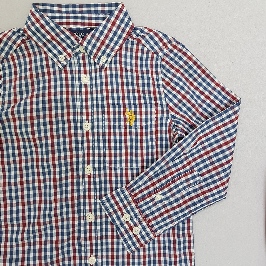 پیراهن پسرانه 31723 سایز 4 تا 16 سال مارک US POLO