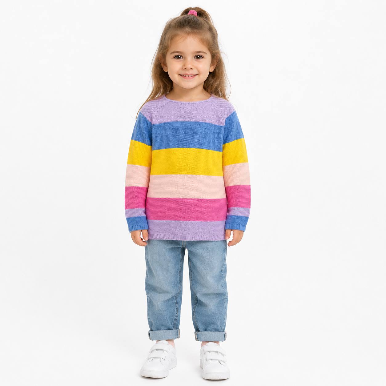 بافت دخترانه 31799 سایز 3 تا 7 سال مارک KD