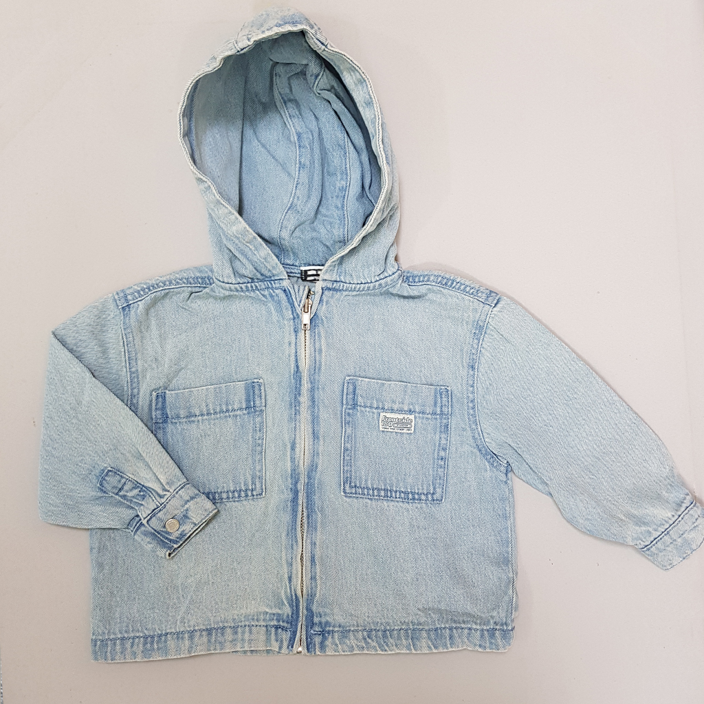 کت جینز کلاه دار پسرانه 31861 سایز 3 تا 14 سال مارک Tapea Loeil