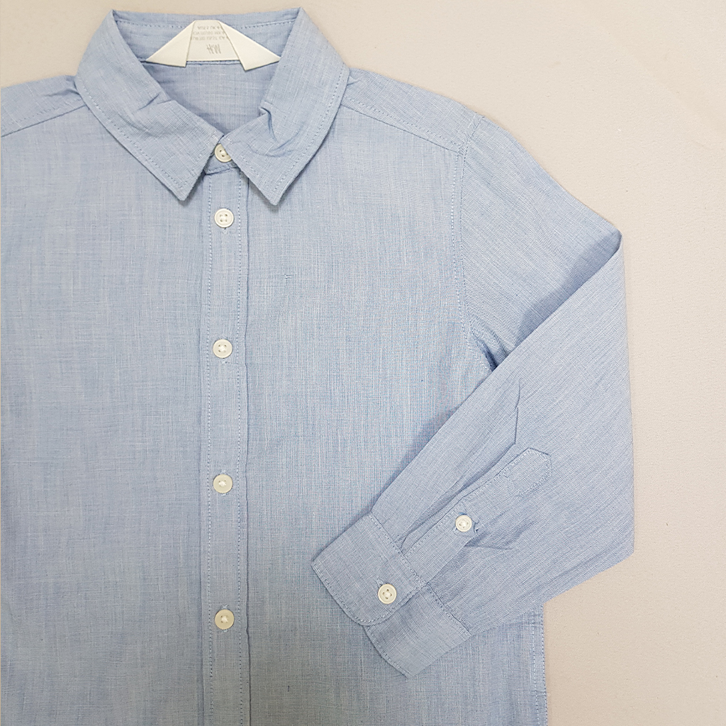 پیراهن پسرانه 31880 سایز 1.5 تا 10 سال مارک H&M   *
