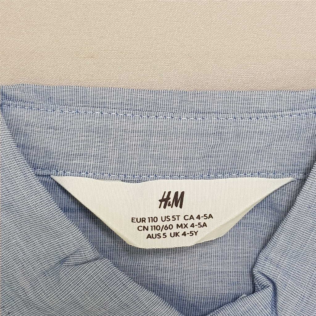 پیراهن پسرانه 31880 سایز 1.5 تا 10 سال مارک H&M   *