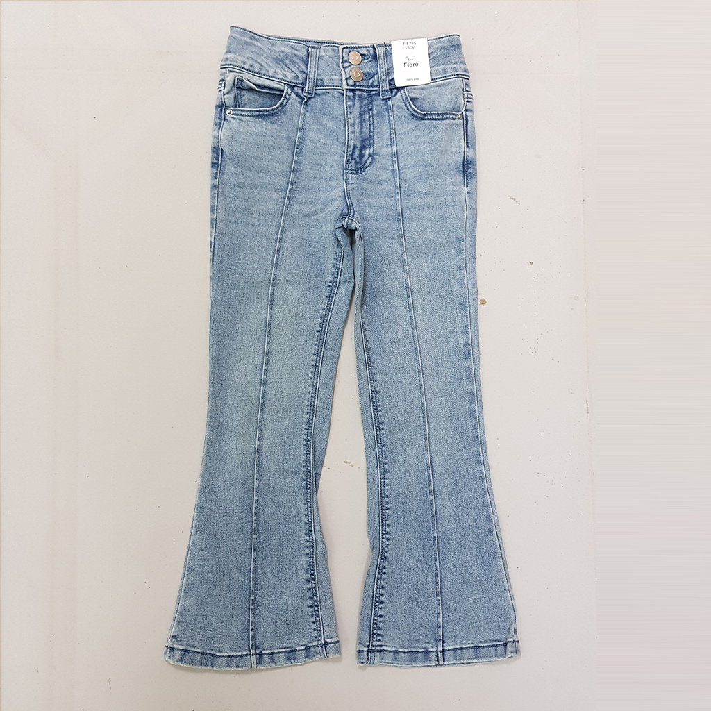 شلوار جینز بوت کات دخترانه 31906 سایز 7 تا 14 سال مارک PRIMARK
