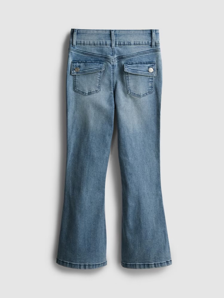 شلوار جینز بوت کات دخترانه 31906 سایز 7 تا 14 سال مارک PRIMARK