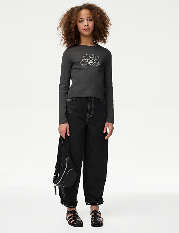 بلوز دخترانه 31815 سایز 7 تا 12 سال مارک M&S