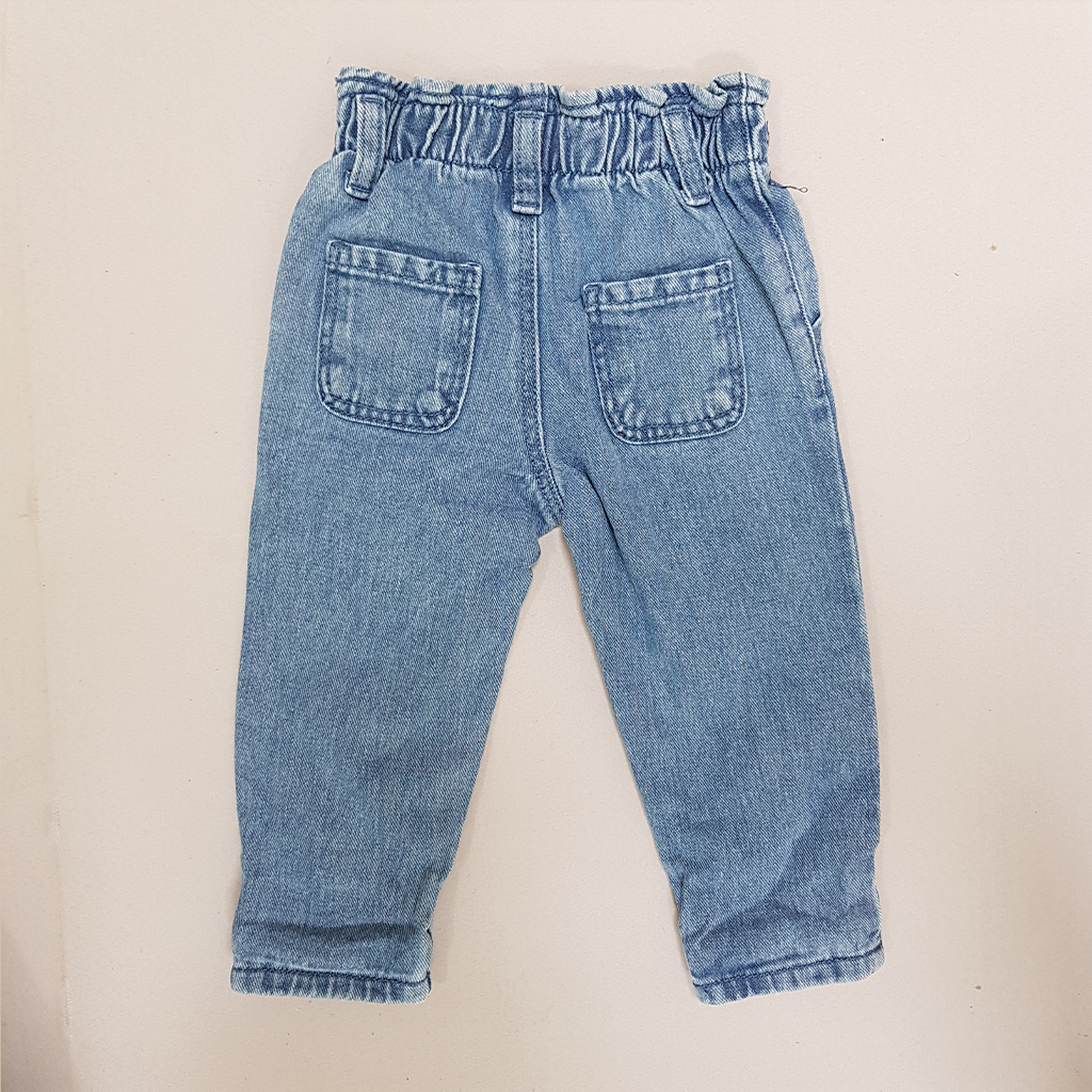شلوار جینز دخترانه 31905 سایز 3 تا 36 ماه مارک Primark