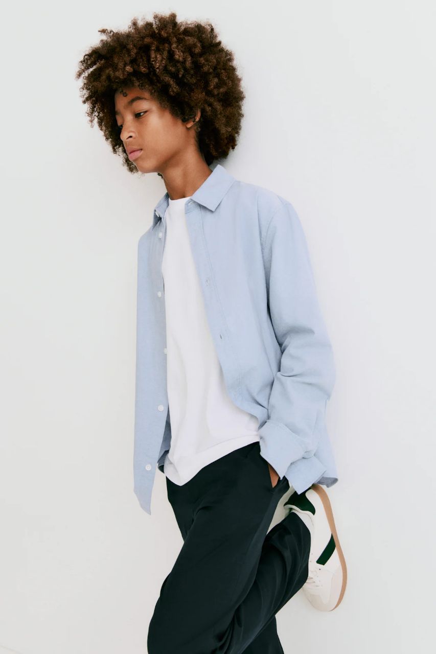 پیراهن پسرانه 31976 سایز 8 تا 15 سال مارک H&M   *