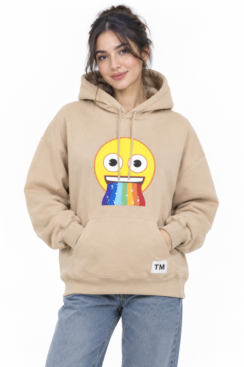 هودی زنانه 32088 مارک Emoji