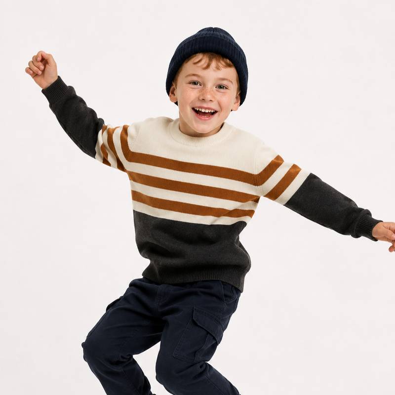 بافت پسرانه 32125 سایز 1.5 تا 12 سال مارک H&M
