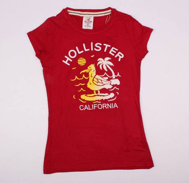 تی شرت زنانه 100628 کد 12 مارک HOLISTER