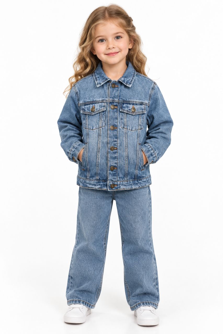 کت جینز بچگانه 31910 سایز 2 تا 15 سال مارک Primark