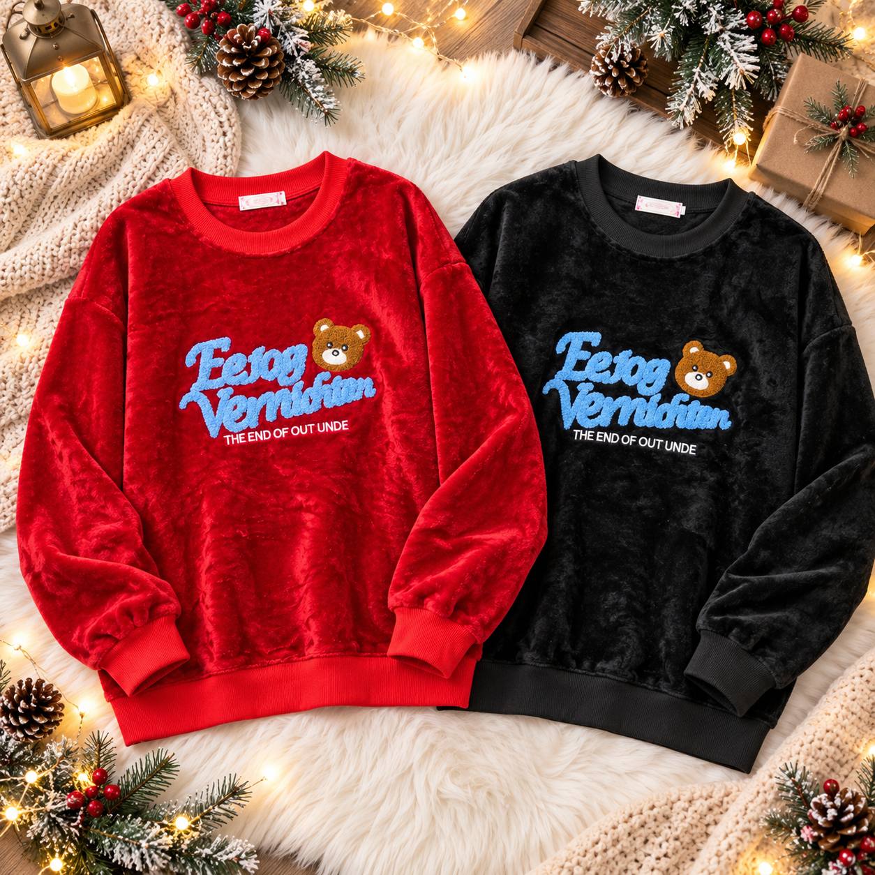دورس مخمل دو رنگ زنانه کد 420566