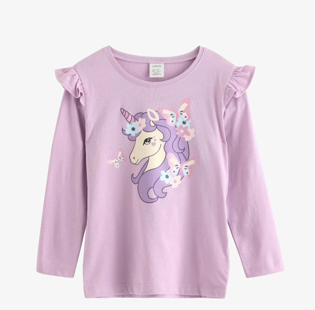 بلوز دخترانه 32208 سایز 2 تا 9 سال مارک LINDEX